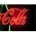 Original Coca-Cola 48" Button Porcelain Neon Sign